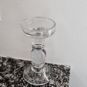 Large Glass Bubble Stem Southern Living Home Interiors Candle Holder